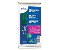 Avery Zweckform Avery 4842G, Žalia, Metalas, Poliesteris, 15 mm, 440 mm, 10 vnt.
