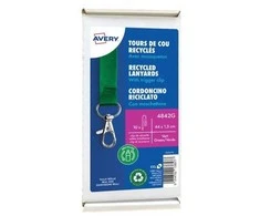 Avery Zweckform Avery 4842G, Žalia, Metalas, Poliesteris, 15 mm, 440 mm, 10 vnt.
