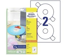 Avery Zweckform ETYK.ZF 6043 DIA.117 CD balta 25ARK ETYKIETA - 6043-25
