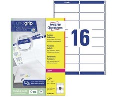 Avery Zweckform Avery L7162-100, Balta, Popierius, 99,1 x 33,9 mm, A4, 100 lapų, 1600 vnt.