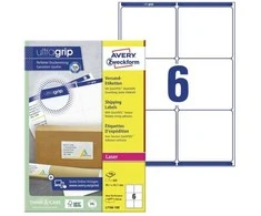 Avery Zweckform Avery L7166-100, Balta, A4, Popierius, 100 lapų, 99,1 mm, 93,1 mm