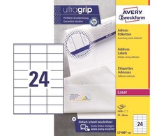AVERY L7180-100, balta, lipnių etikečių spausdintuvas, A4, stačiakampės, 70 mm, 36 mm