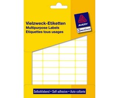 Avery Zweckform „Avery“ rankinės etiketės, baltos, 38 x 14 mm, baltos, apvalus stačiakampis, 38 x 14 mm, popierius, 32 vnt., 29 lapai