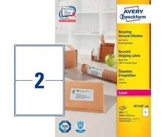 Avery Zweckform Avery QuickPEEL, Balta, A4, 199,6 mm, 143,5 mm, 200 vnt., 100 lapų