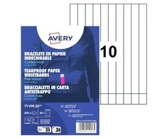 Avery Zweckform Käepael Tyvek neoonroosa 265x19mm