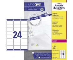 Avery Zweckform Vokų adresų etiketės 63,5 x 33,9 mm (L7159- 100)