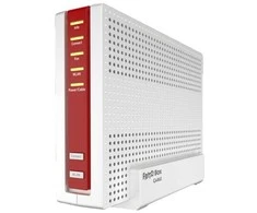 AVM Box 6690 kabelis, Wi-Fi 6 (802.11ax), dviejų juostų (2,4 GHz / 5 GHz), Ethernet LAN, balta, stalinis maršrutizatorius