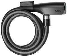 None AXA kabelinė spyna RESOLUTE 1x120, juoda, su raktu