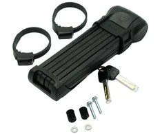 AXA Fold Pro100 Foldable lock Juodas, The Fold Pro is 100 cm long and has flexible joints, so you can easily attach your bike to a pole or fence.