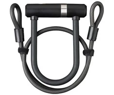 AXA Newton Pro UL + Cable 100/10 U-lock Varefakta,SBSC, Finanssialan, Sold Secure Sidabrinis, ART 2, Approved in:Denmark, Sweden, Finland, Juodas,