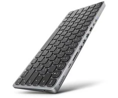 Axagon HMC-KB-GE, Laidinis, USB 3.2 Gen 1 (3.1 Gen 1) Type-C, 100 W, 3,5 mm, 1.4/2.3, Pilkas