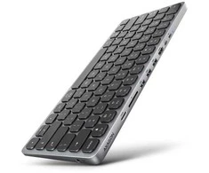 Axagon HMC-KB-US, USB 5 Gbps šakotuvas su klaviatūra, HDMI 4K/60Hz, 3x USB-A, SD/mSD, garsas, PD 100, JAV išdėstymas, laidinis, USB 3.2 Gen 1 (3.1 Gen 1) Type-C, 100 W, 3,5 mm, pilkas, MMC, MMC Mobile, MicroSD (TransFlash), Micro SDHC, Micro SDXC, MiniSD, MiniSDHC, RS-MMC, SD, SDHC,...