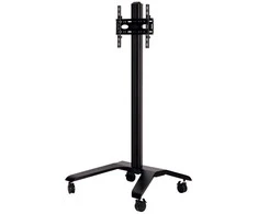 Laikiklis B-Tech Universalus plokščio ekrano vežimėlis (VESA 600 x 400) - 1,7 m kolona, 177,8 cm (70"), 70 kg, 600 x 400 mm, juodas