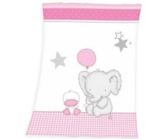 Baby Best Babybest vilnos apklotas su drambliais - 75 x 100 cm