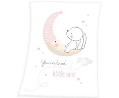 Baby Best Babybest mažo triušio vilnos pledas - 75 x 100 cm