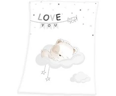 Baby Best Babybest flisinė miegojimo plėvelė, mažam meškiukui - 75 x 100 cm