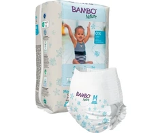 Abena BAMBO NATURE maudymosi kelnaitės, M (12+ kg), 12vnt.