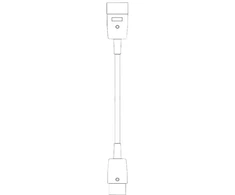 Bachmann maitinimo kabelis BACHMANN maitinimo laidas IEC320/C19-C20 16A/250V IEC jungtis, juodas, 1 m