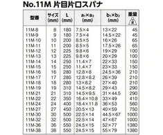 Bahco ?11M-13, 13 mm, metalinis, Vokietija, B002LNHP0M, 225 mm, 100 g