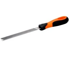 Bahco ERGO 4-138-12-1-2, Dildė, Plokščia dildė, Paprastas pjovimas, Plastikas, Juoda, Oranžinė, Ergonomiška, Neslystanti rankena
