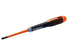 Bahco Izoliuotas atsuktuvas ERGO™ SLIM Combi SL6/PZ2x100mm 1000V VDE, automatiniams jungikliams (BHBE-8720SL)