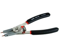 Bahco replės vidiniams ir išoriniams fiksavimo žiedams su nustatomu fiksatoriumi, 160 mm, 7-26/3-26 mm