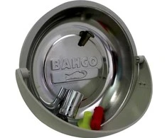 Magnetinė lėkštutė 150mm su gumuotu padu ir plastikiniu laikikliu BAHCO