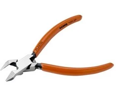 Bahco Šoninio pjovimo replės plastikui, Įstrižinės replės, 1,5 cm, 2,1 cm, 1,1 cm, Anglinis plienas, PVC, Oranžinė