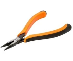 Bahco Replės smailia nosele, 9 mm, 2,44 cm, 6,8 mm, polipropilenas (PP), termoplastas, juodos, oranžinės, 135 mm