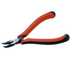 Bahco Replės smailia nosele, sulenktu galu 60°, 9 mm, 2,44 cm, 6,8 mm, polipropilenas (PP), termoplastas, juodos, oranžinės spalvos, 13 cm