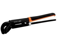 Bahco Švediško modelio vamzdžių raktas, 90°, juodas, oranžinis, juodas, 6,6 cm, 90°, 320 mm, 610 g