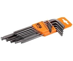 Bahco Šešiabriaunių L-raktų rinkinys (colinių) 0,050-5/16" 12 vnt