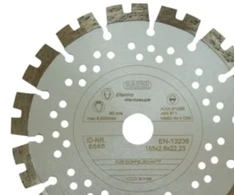Baier deimantinis diskas ø185mm uni - Betonui ir mūrui. Ø185 mm griovelių frezoms