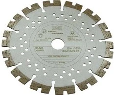 Baier deimantinis diskas ø185mm uni - Betonui ir mūrui. Ø185 mm griovelių frezoms