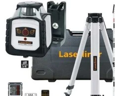 Baier „Laserliner“ rotacinis lazeris – 49-052205 Cubus 210 rinkinys, raudonas lazeris, veikimo nuotolis 200 m