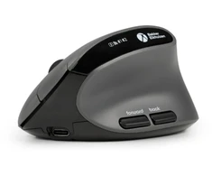 Pelė Bakker Elkhuizen BakkerElkhuizen MidWay myszka Biuro Po prawej stronie RF belaidė + Bluetooth + USB Type-C Optyczny 2400 DPI