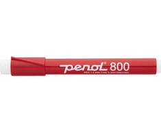Baltos lentos žymeklis Penol 800 1,5 mm raudonas apvalus galiukas