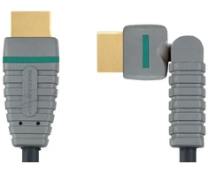 Bandridge 1 m HDMI, 1 m, HDMI A tipo (standartinis), HDMI A tipo (standartinis), Juoda, Pilka