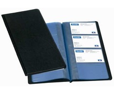 Laikiklis Bantex Bantex 100206512, Juodas, Mėlyna, PVC, 96 cards, 255 mm, 120 mm