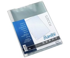 Bantex BG50 PCHED POCK BANTX A4 PP0,045 SMO CLR