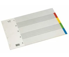 Bantex Segtuvas „Faneblad Lyreco“ 5 dalių A3 kryžminio formato
