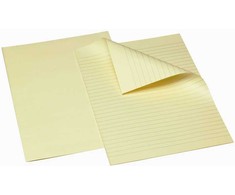 Bantex Koncepcinis popierius, geltonas, 80 g, linijuotas, A4, 250 lapų pakuotėje - (250 lapų pakuotėje)
