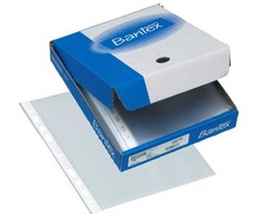 Bantex BANTEX LOMME, A5, 0,08 mm, skaidrūs