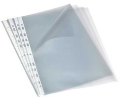 Bantex BANTEX LOMME MED ÅBNING I TOP OG LANGS HULKANT 0,09 MM, TRANSPARENT