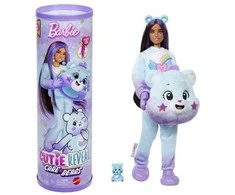 Mattel BARBIE CUTIE REVEAL CARE BEARS rinkinys – Dream Bright Bear (JFV61)
