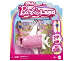 Mattel Mini Barbie Land Pilot Doll + Plane ZA6038 A