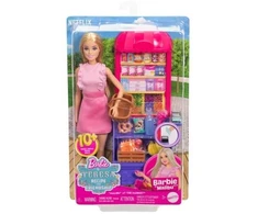 Mattel Barbie Barbė – draugystės receptas Malibu pirkinių rinkiniui – (960-2516)