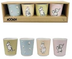 Barbo Toys Barbo žaislų rinkinys iš 4 Muminų puodelių vaikams