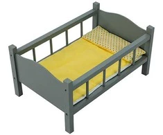 Barrutoys medinė lėlių lova | Lėlėms iki 40 cm | Lėlių lovelė