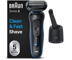 „Braun“ 5 serijos elektrinis skustuvas „SmartCare Center“ 52-B7000CC mėlynas